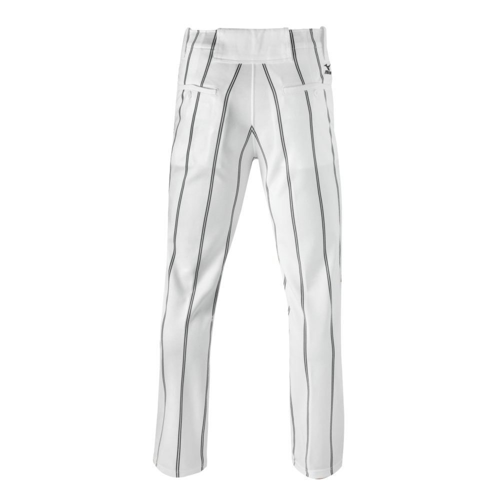 Amazon.com: Mizuno Pro Pinstripe Pant, White/Black, X-Small
